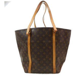 Auth Louis Vuitton Sac Shopping Tote #4352L27